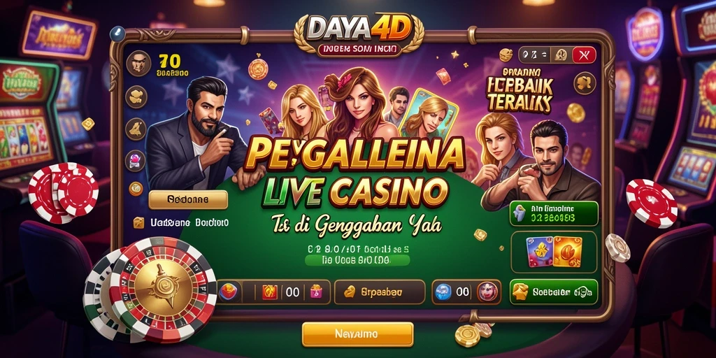 Gameplay Live Casino yang mendebarkan di DAYA4D.