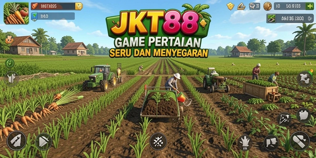 Gameplay seru dari JKT88 menampilkan pertanian yang interaktif dan menyenangkan.