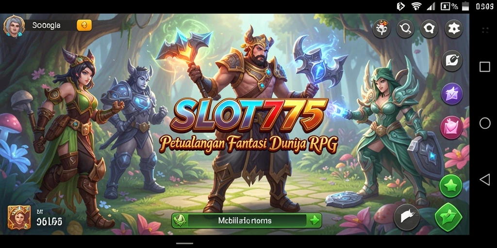 Screenshot menampilkan gameplay SLOT777 yang menakjubkan dengan karakter yang beraksi.